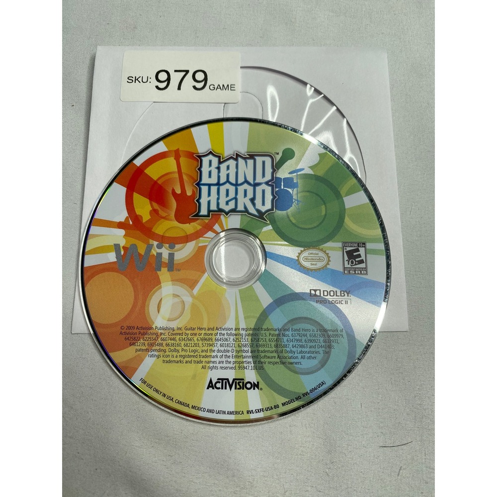 Band Hero Nintendo Wii